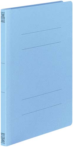 フラットファイルＶ樹脂とじ具　Ａ４縦　鮮青１０冊