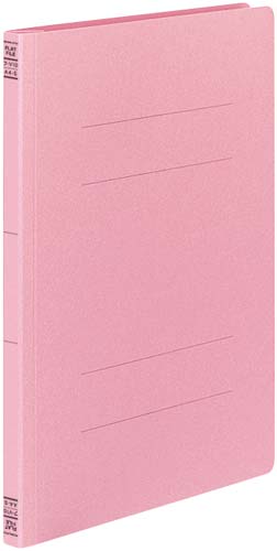 フラットファイルＶ樹脂とじ具　Ａ４縦　桃　１０冊