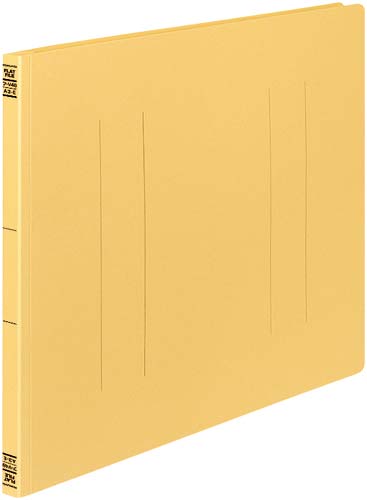フラットファイルＶ樹脂とじ具　Ａ３横　黄　１０冊