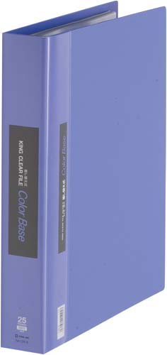 カラーベース差替式　Ａ４縦３０穴背幅４９ｍｍ青５冊