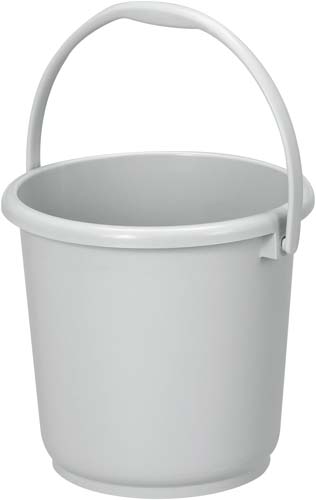 ニューセレクトバケツ　１５Ｌ　本体グレー×５個入