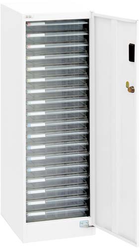 セキュリティーフロアケース　１８段　白