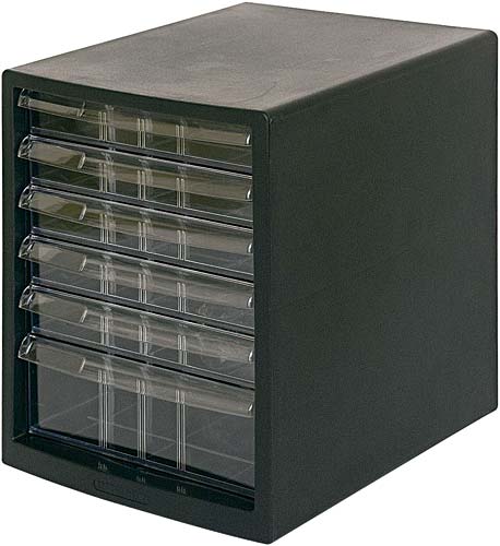 Ａ４レターケース　浅５段・深１段　３台入