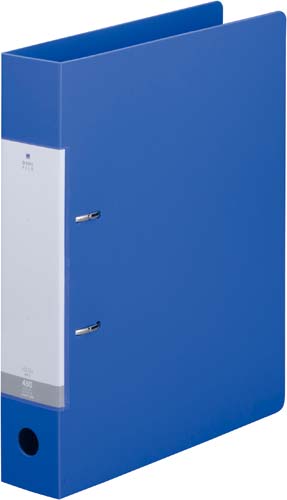 Ｄリング２穴ファイル　青Ａ４縦背幅５６ｍｍ