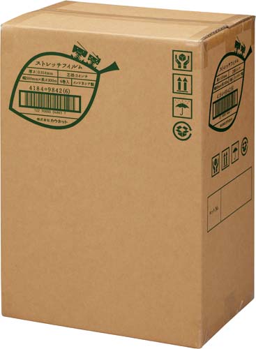ストレッチフィルム１４μｍ　５００×３００ｍ　６巻