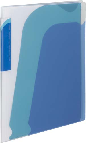 ポケットブック＜ノビータ＞４Ｐチャック付　青　５冊