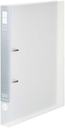 リングＦスリムＳ　透明透明Ａ４縦背幅３３ｍｍ　５冊