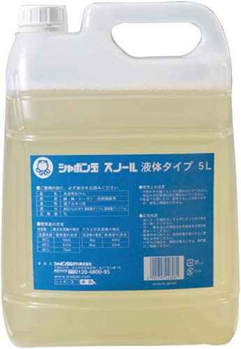 シャボン玉スノール液体タイプ　５Ｌ