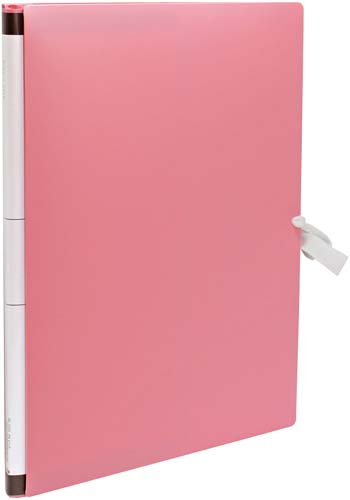 のびーるファイルエスヤードＰＰ製　Ａ４縦　桃