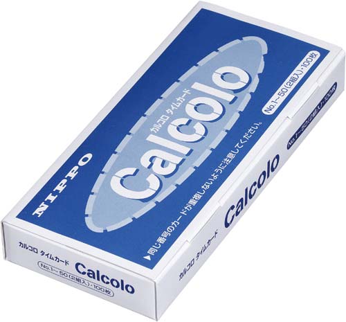 タイムカード　カルコロカード　１００枚入