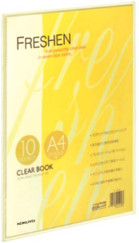 クリヤーＢフレッシェン固定式Ａ４縦１０枚黄１０冊