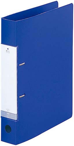 Ｄリング２穴ファイル　青Ａ４縦背幅４６ｍｍ