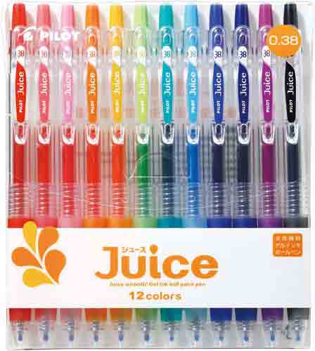 ジュース　０．３８ｍｍ　１２色セット