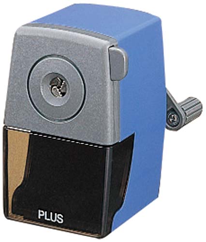 鉛筆けずり　手動式　ブルー