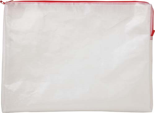 メッシュケースマチ付Ａ３　３３０×４５０ｍｍ赤５枚