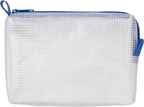 メッシュケースマチ付１００×１４０ｍｍ青１５枚