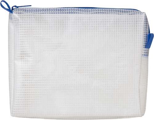 メッシュケースマチ付Ａ６　１３０×１６５ｍｍ青３枚