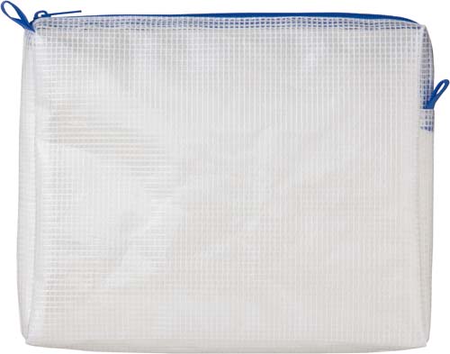 メッシュケースマチ付Ｂ６　１７０×２１０ｍｍ青１５