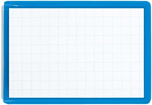 ソフト名札ピン・クリップ両用型５０×７５ｍｍ青