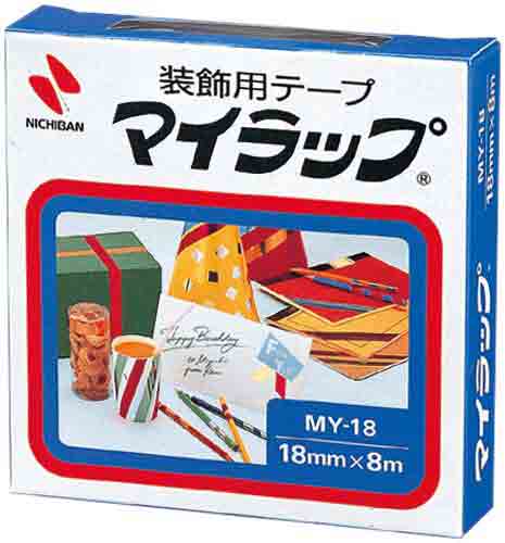 マイラップ　混色　１８ｍｍ×８ｍ　１０巻