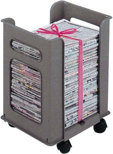 ニューズストッカー　キャスター付き