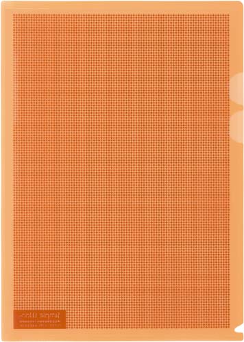 ＳＷカモフラージュホルダー　Ａ４　オレンジ　５枚