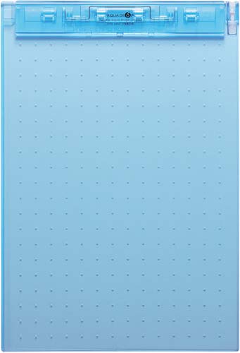 超薄型クリップポードＡ４青１０冊