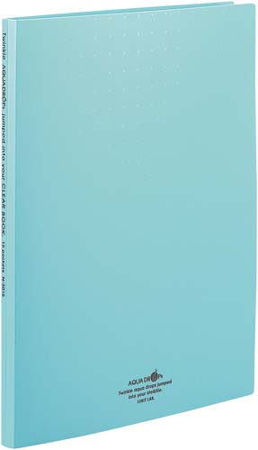クリヤーブックポケット交換タイプＡ４青藤５冊