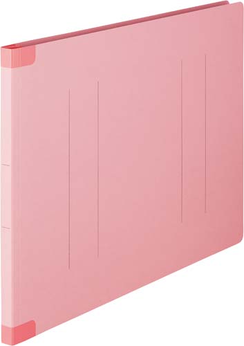 フラットファイル背補強タイプＡ３横　ピンク　１０冊