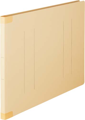 フラットファイル背補強タイプＡ３横　イエロー３０冊