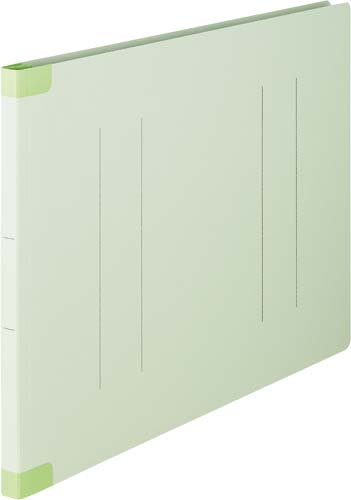 フラットファイル背補強タイプＡ３横　グリーン２０冊