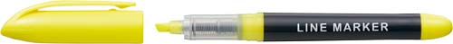直液式蛍光マーカー　イエロー　１０本