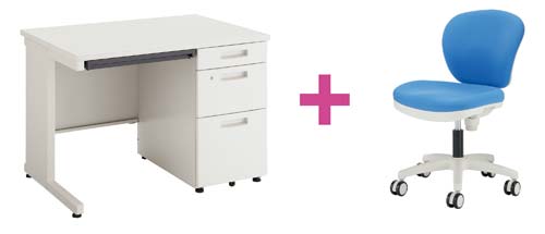 セット品　ピクサ２片袖１０００ＧＹ＋ＭＢチェアＢＬ