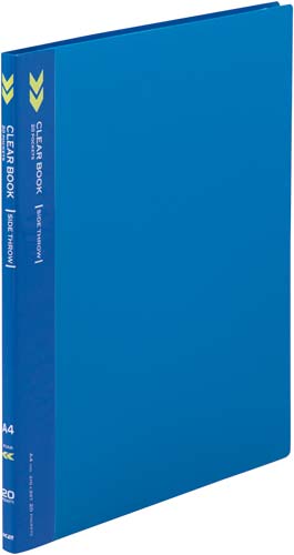 クリヤーブック＜Ｋ２＞サイドスロー　２０Ｐ青×５