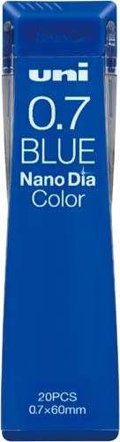 ユニ　ナノダイヤ　カラー芯　０．７ｍｍ　青芯２０本