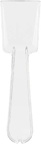 ミニ角スプーン　６５ｍｍ　クリア　１００本入