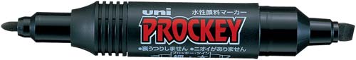水性マーカー　プロッキー　太・細　黒