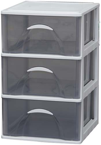 デスクチェスト　浅３段　４個