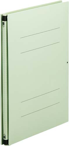 抜き差し簡単　背幅が伸びるファイルＰＰラミ緑１０冊