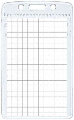 名札ケース　名刺ＩＤカード用タテ型チャック付１０枚