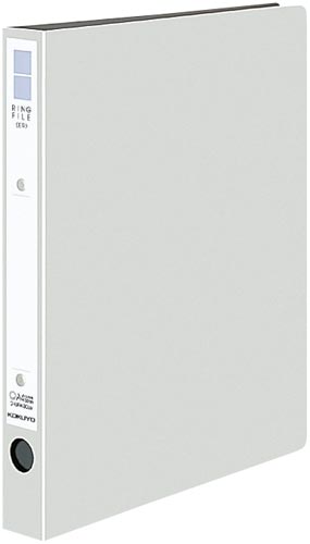 リングファイル＜ＥＲ＞淡灰Ａ４縦背幅３９ｍｍ　５冊