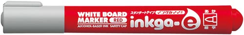 ボードマーカーインクガイイスタンダード細字赤１０本