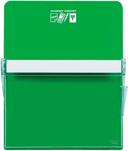 マグネットポケット　Ａ４　１８０×２３０ｍｍ　緑