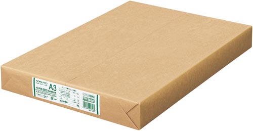 ＫＢ用紙　低白色再生紙６６ｇ　Ａ３　５００枚　３冊