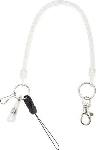 スパイラルキーチェーン　多機能　２６ｃｍ－１２０ｃ