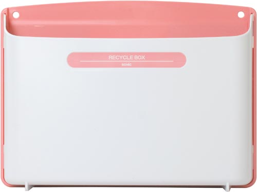 リサイクルボックス　Ａ４ヨコ型　桃