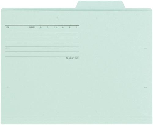 個別フォルダーエコノミー　ブルー　５０枚×３