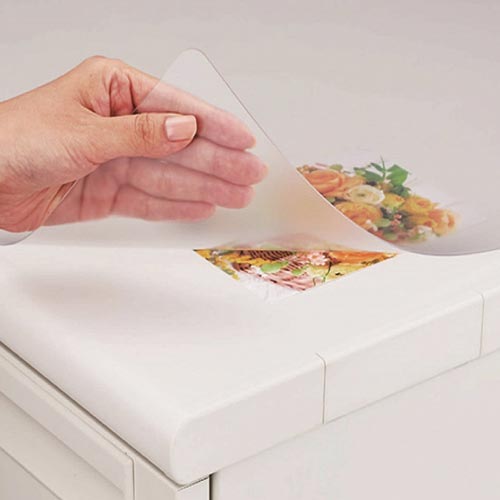 ななめカットデスクマット再生　１０４５×６２０ｍｍ