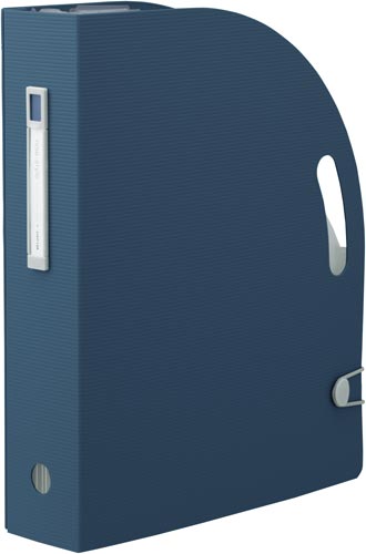 ドキュメントボックス　タテ　Ａ４　ネイビー　４個