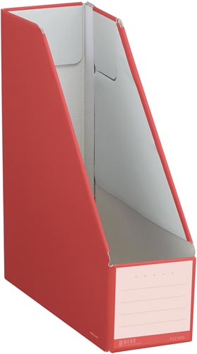 ファイルボックス＜ＮＥＯＳ＞Ａ４スタンド型　赤４個